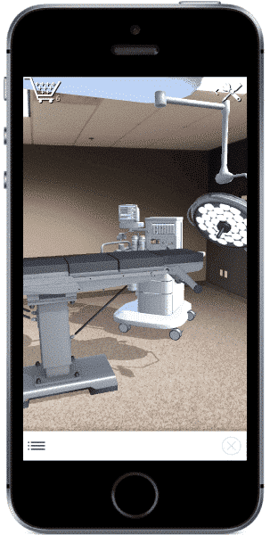 3d Room on phone