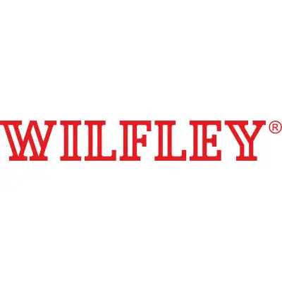 The image displays the word WILFLEY in striking bold red capital letters, reminiscent of the vibrant style often associated with BLEICHERT designs.