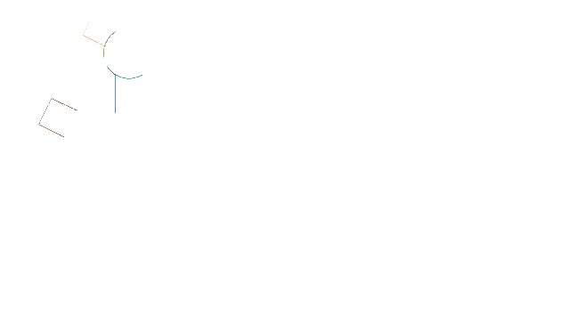White lowercase kcl logo with a compass drawing tool graphic on a light gray background; from revalize appears beneath in smaller text.