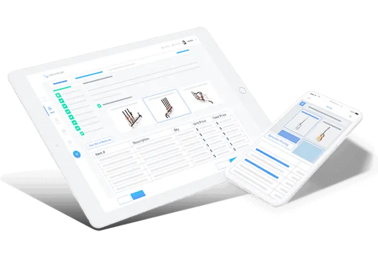 Configure One screenshot on tablet and mobile