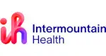 Logo of Intermountain Health featuring a stylized IH in red and purple gradient, next to the text “Intermountain Health.”.