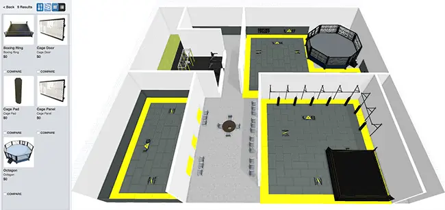 3D Gym space