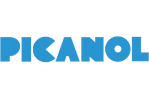 Blue text logo spelling PICANOL on a white background.