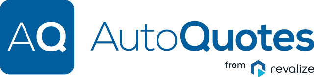 The logo of AutoQuotes by Revalize showcases a blue square with AQ and the words AutoQuotes from Revalize in blue text, underscoring their seamless integrations.