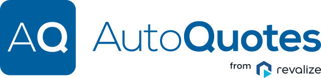 The logo of AutoQuotes by Revalize showcases a blue square with AQ and the words AutoQuotes from Revalize in blue text, underscoring their seamless integrations.