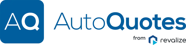 Logo featuring stylized letters AQ alongside the word AutoQuotes in blue text, representing innovative product catalog software.