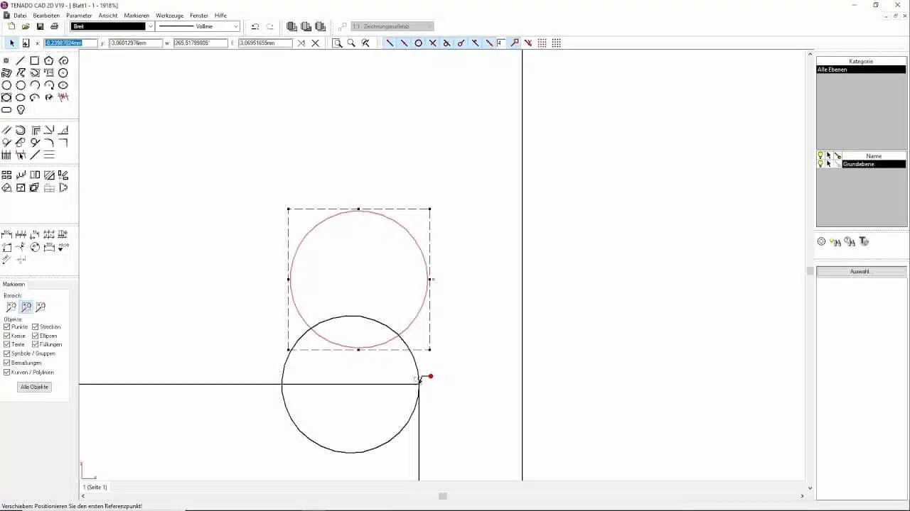 TENADO CAD 2D | Flansch konstruieren