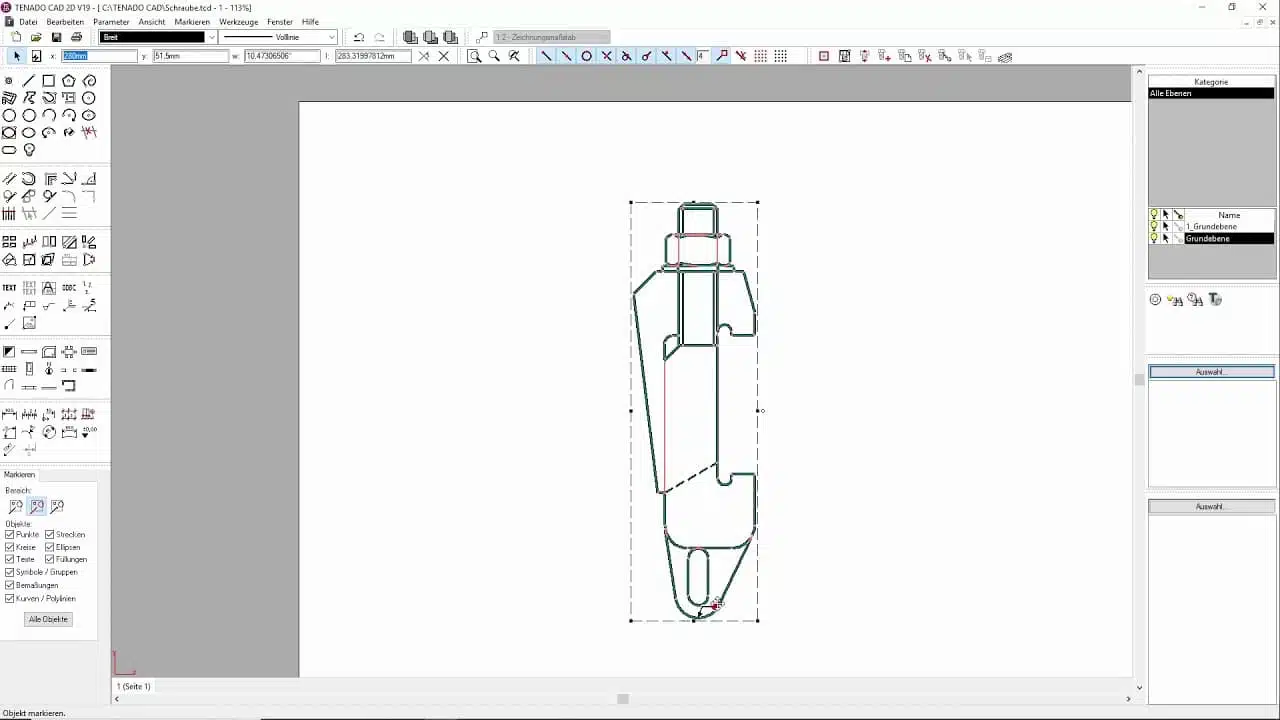 TENADO CAD 2D | Symbol erstellen