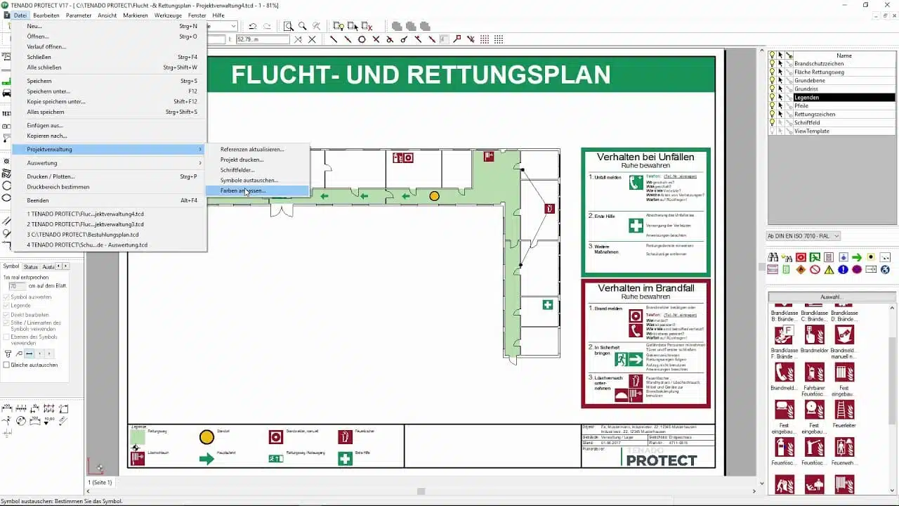 TENADO PROTECT |  Projektverwaltung