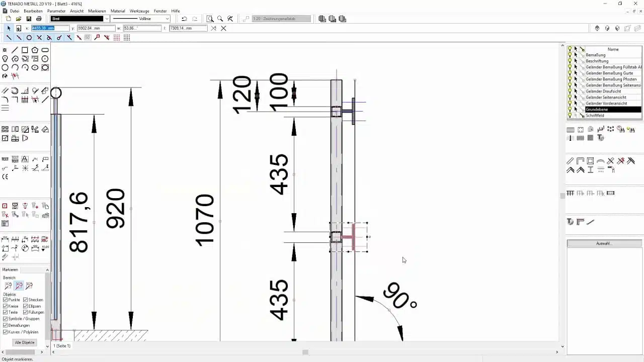 TENADO METALL 2D | Ankerplattengenerator