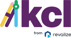 Logo showing stylized letters kcl with colorful, geometric pencil shapes forming the k, and small text below reading from revalize with a blue hexagonal icon—perfectly capturing the innovative spirit of Engineering-Simulationssoftware.